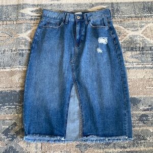 Denim skirt